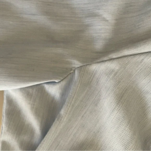 JH Chic Light Blue Puff Sleeve Button Down Blouse Small - Picture 9 of 12